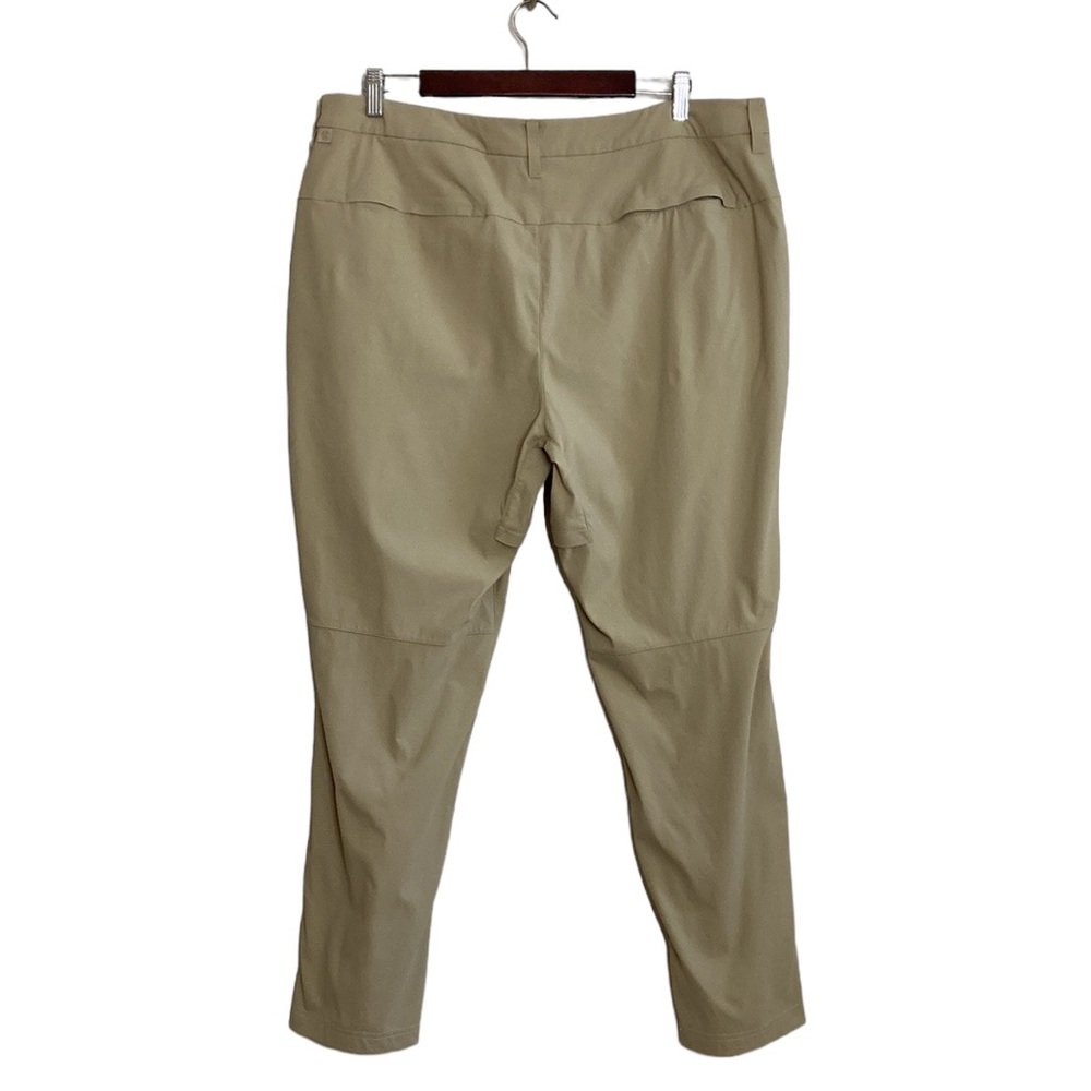 Lululemon Commission Golf Pants Mens 38 x 28 Beige Stretch Water Resistant Chino - Picture 2 of 16